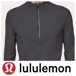 Lululemon Mens Surge Warm 1/2 Zip | Lg | Gray